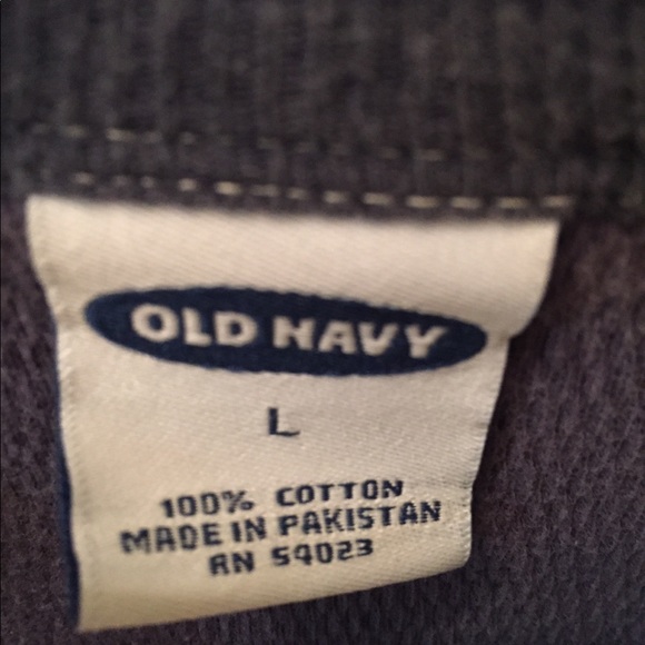 Old Navy Dark Blue Crewneck Sweatshirt Mens Large - Picture 2 of 3